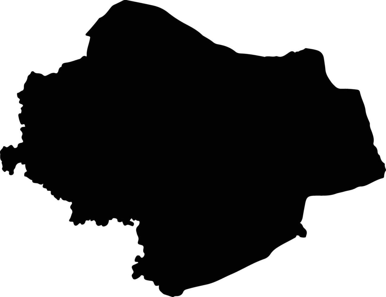 Wang Yang Thailand silhouette map vector