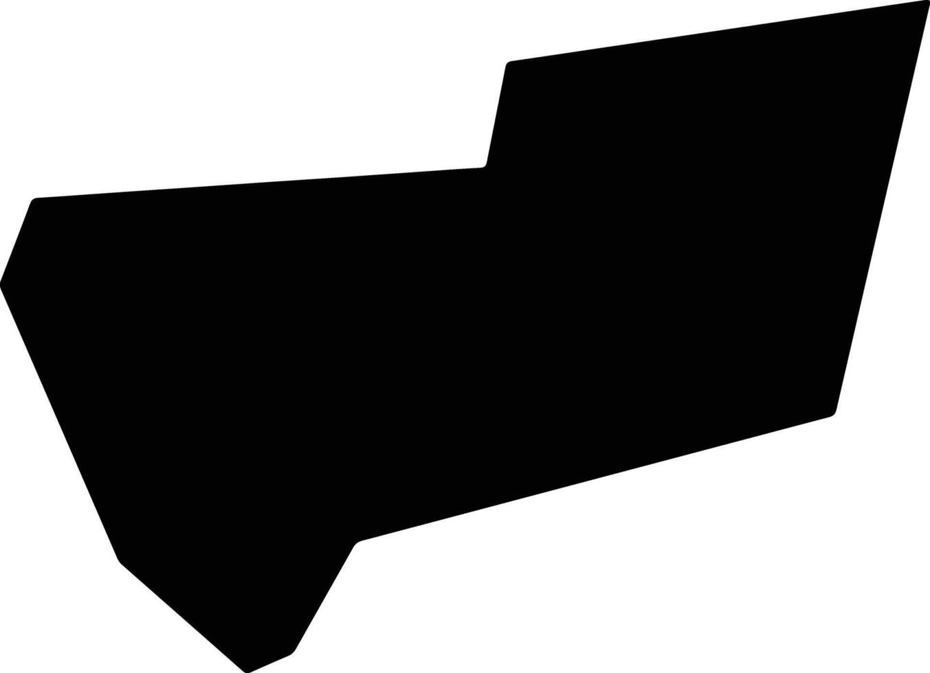 Wangkuixian China silhouette map vector