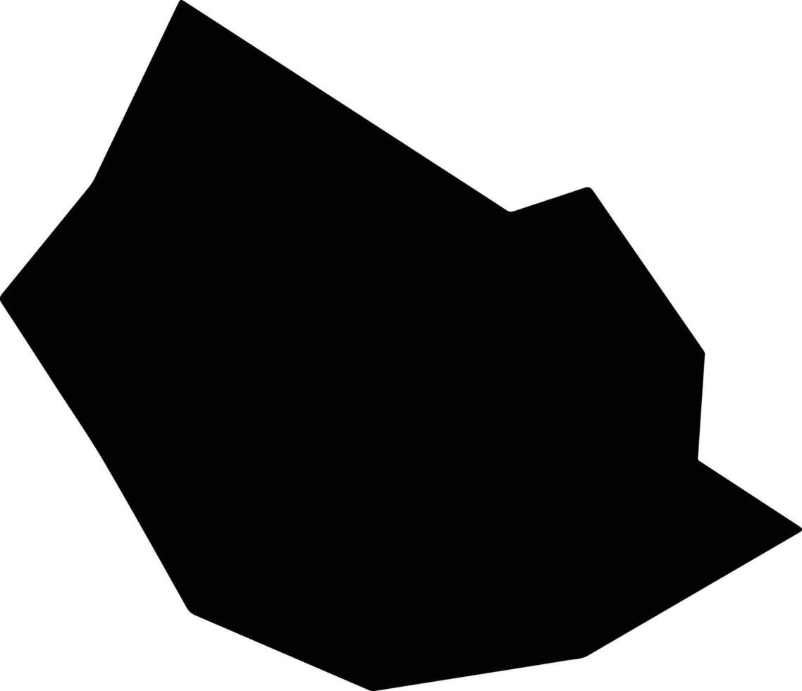 Wangmoxian China silhouette map vector