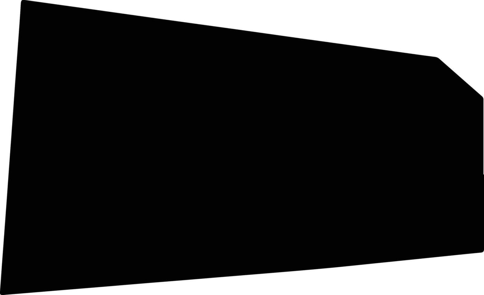 Wanhatti Suriname silhouette map vector