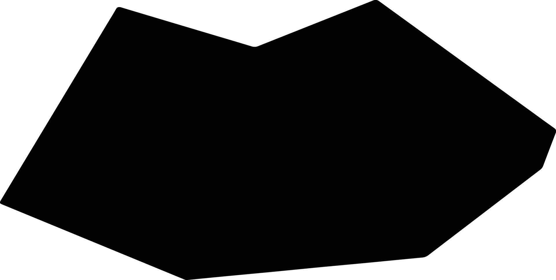 Wanrongxian China silhouette map vector