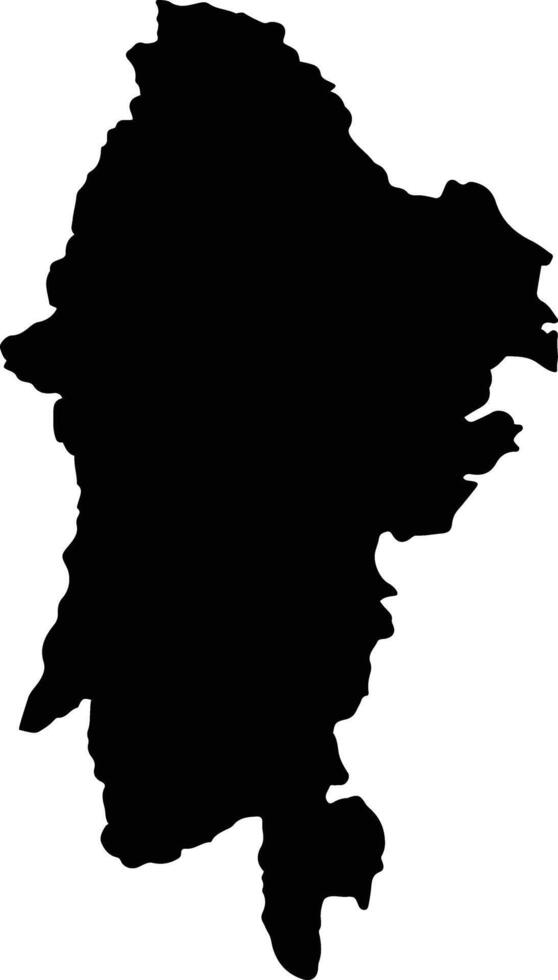 Wanrong Taiwan silhouette map vector