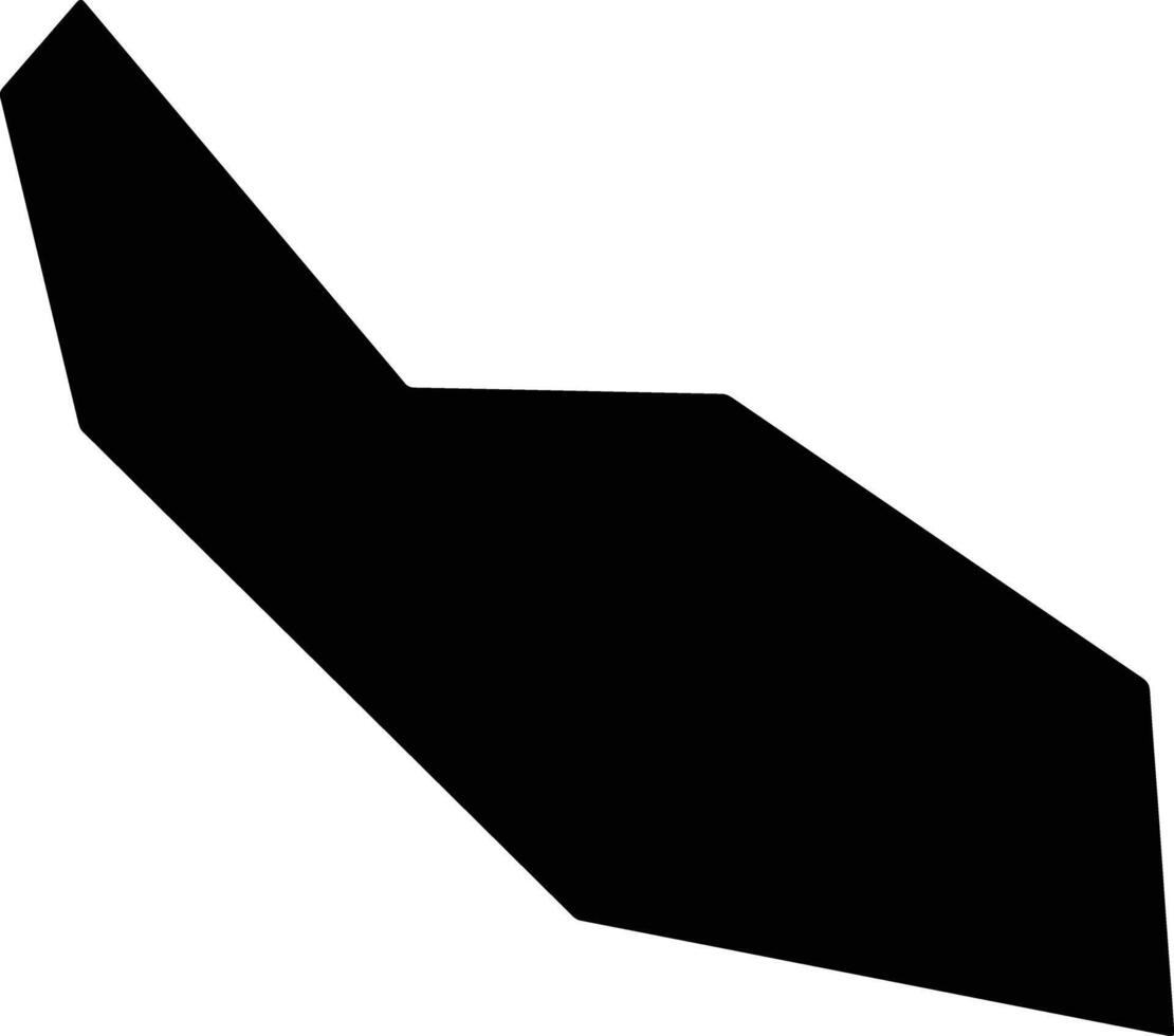 Wanxian China silhouette map vector