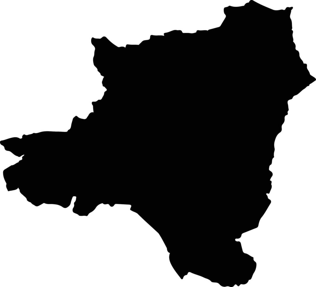 Wapi Pathum Thailand silhouette map vector