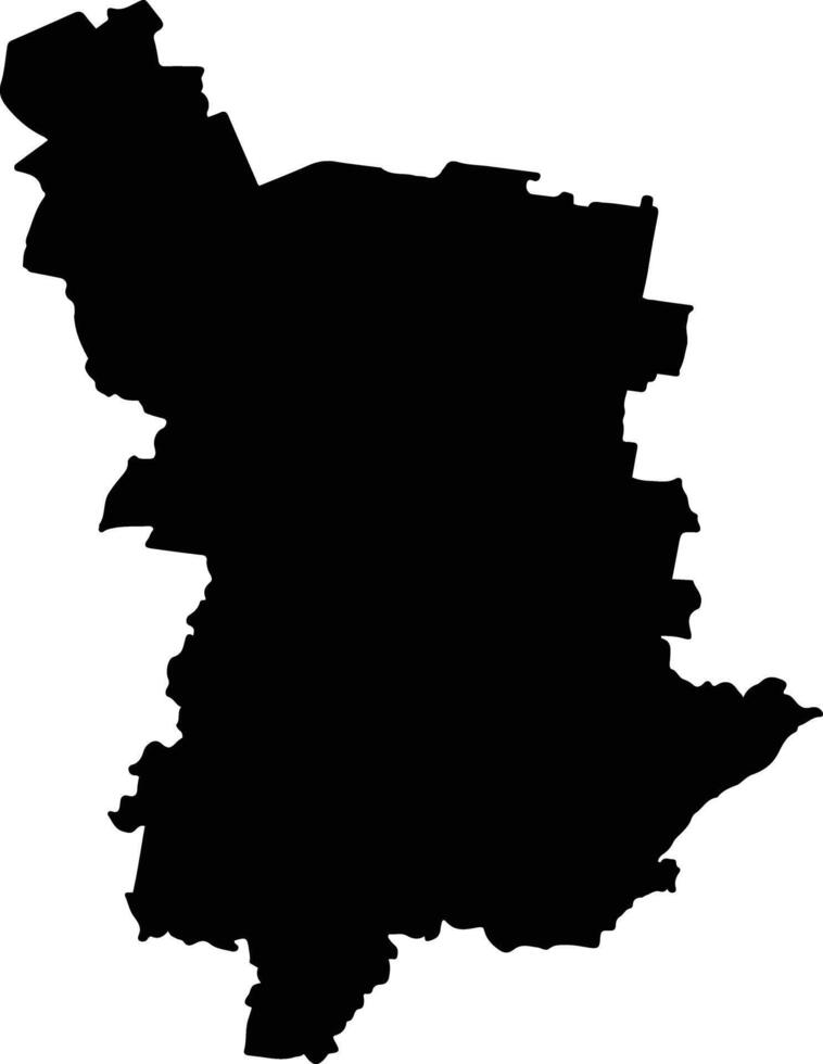Warrumbungle Australia silhouette map vector