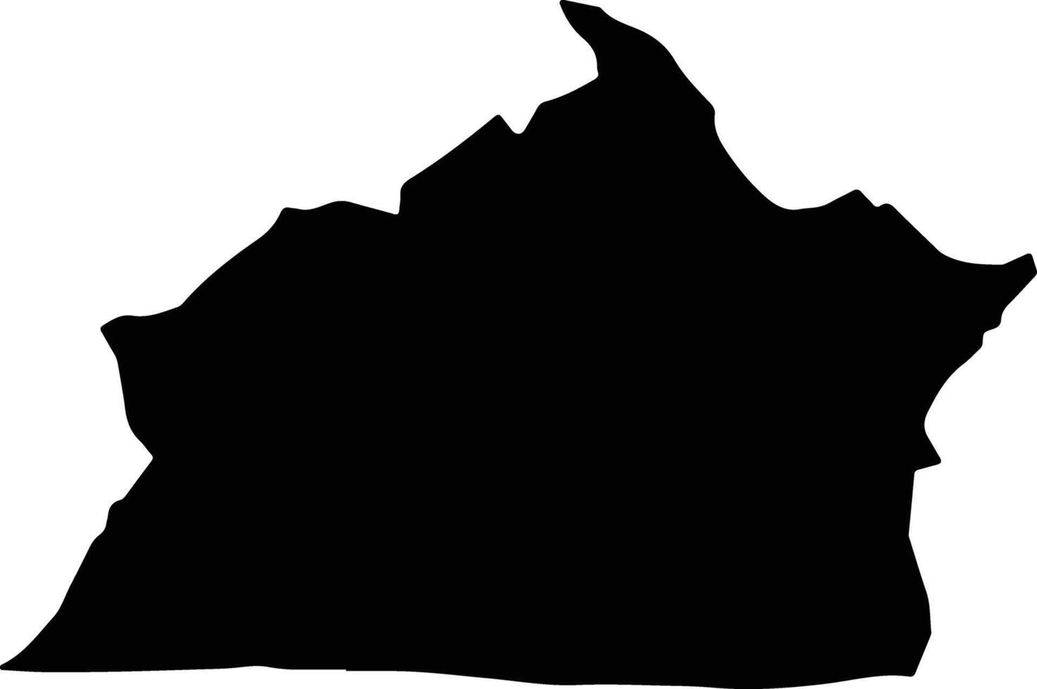 Washer Afghanistan silhouette map vector