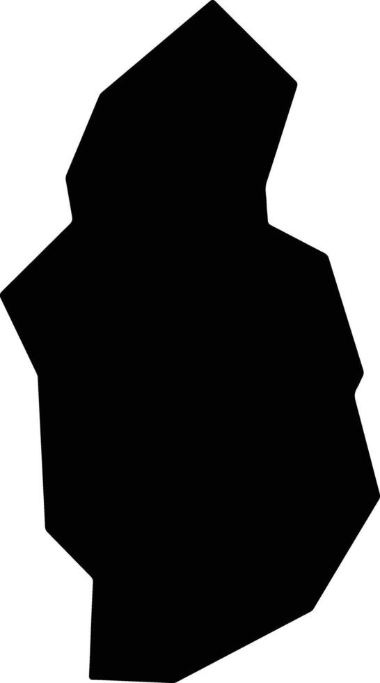 Wata Pur Afghanistan silhouette map vector