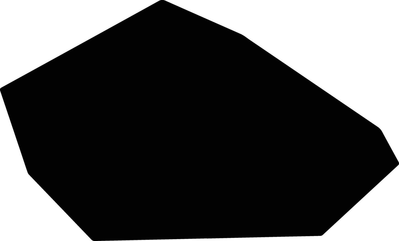 Watauga United States silhouette map vector