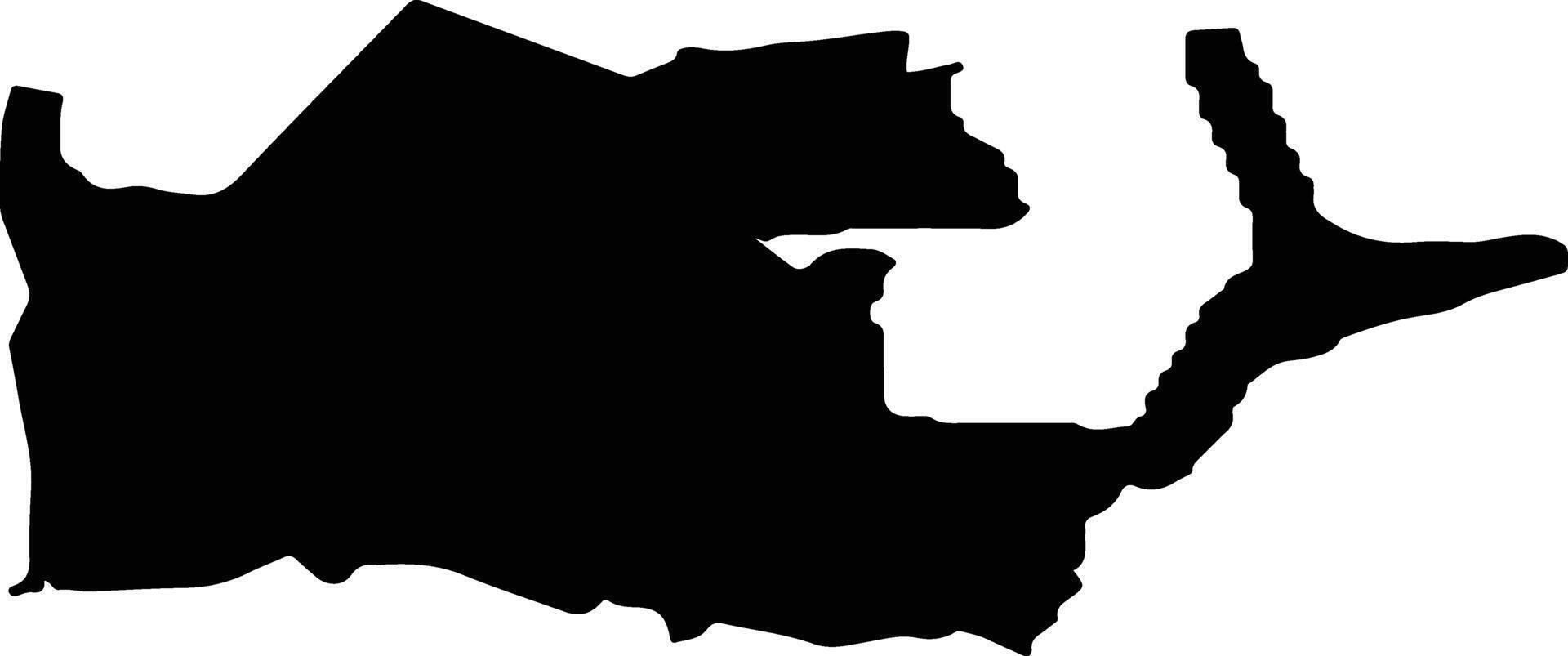 Waterland Netherlands silhouette map vector