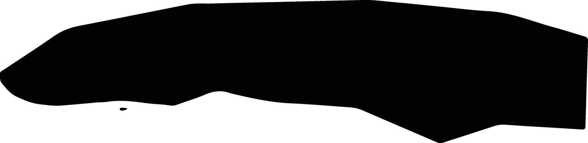 Wayamboweg Suriname silhouette map vector