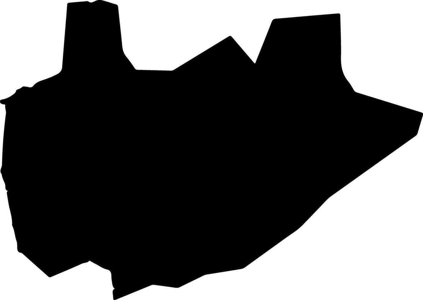 Wawa Togo silhouette map vector
