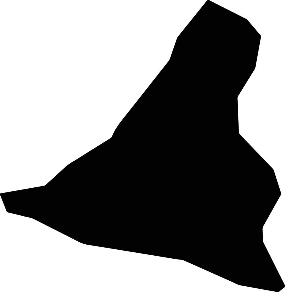 Wee Gbehyi Mahn Liberia silhouette map vector