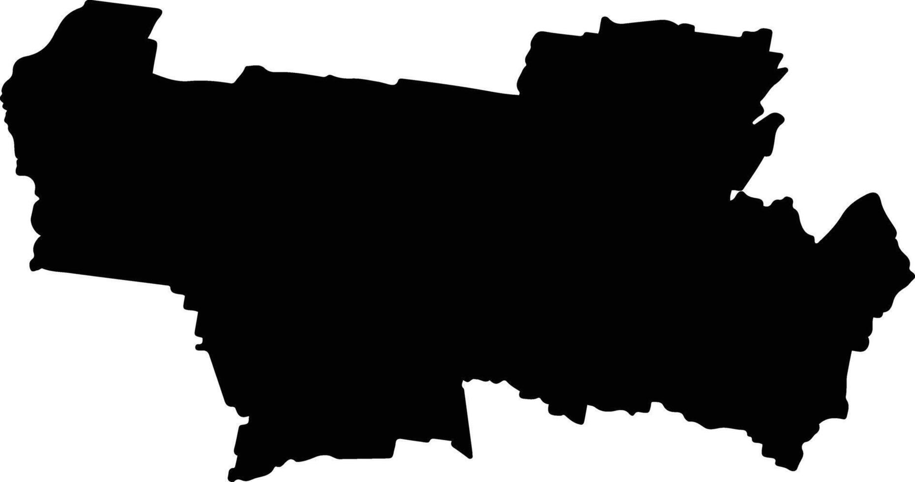 Weddin Australia silhouette map vector