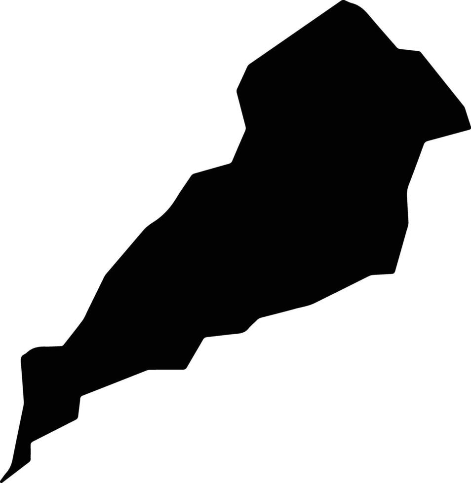 Wedjah Liberia silhouette map vector
