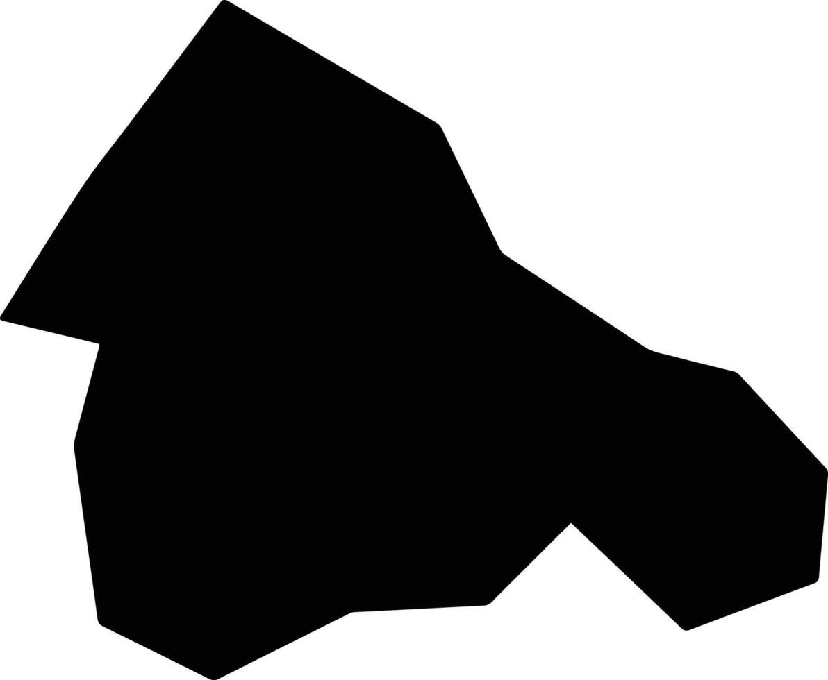 Weininglizuhuizumiaozuzizhixian China silhouette map vector
