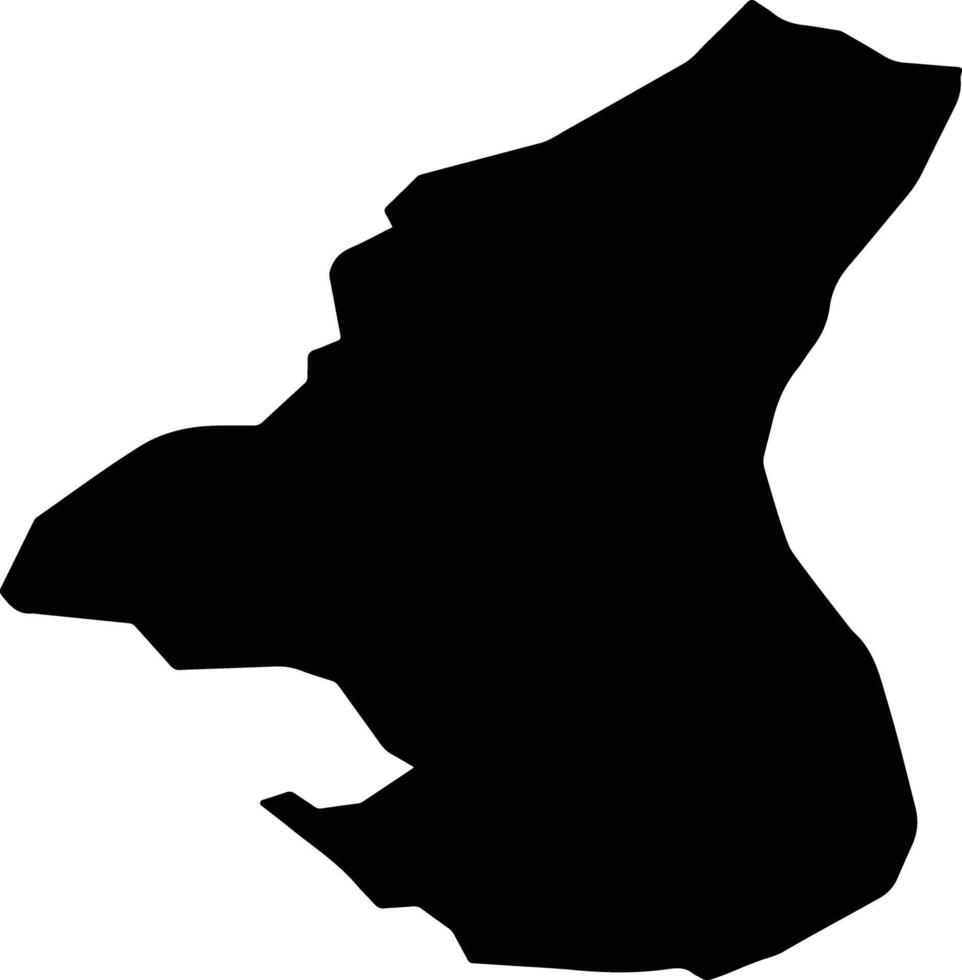 Werdenberg Switzerland silhouette map vector