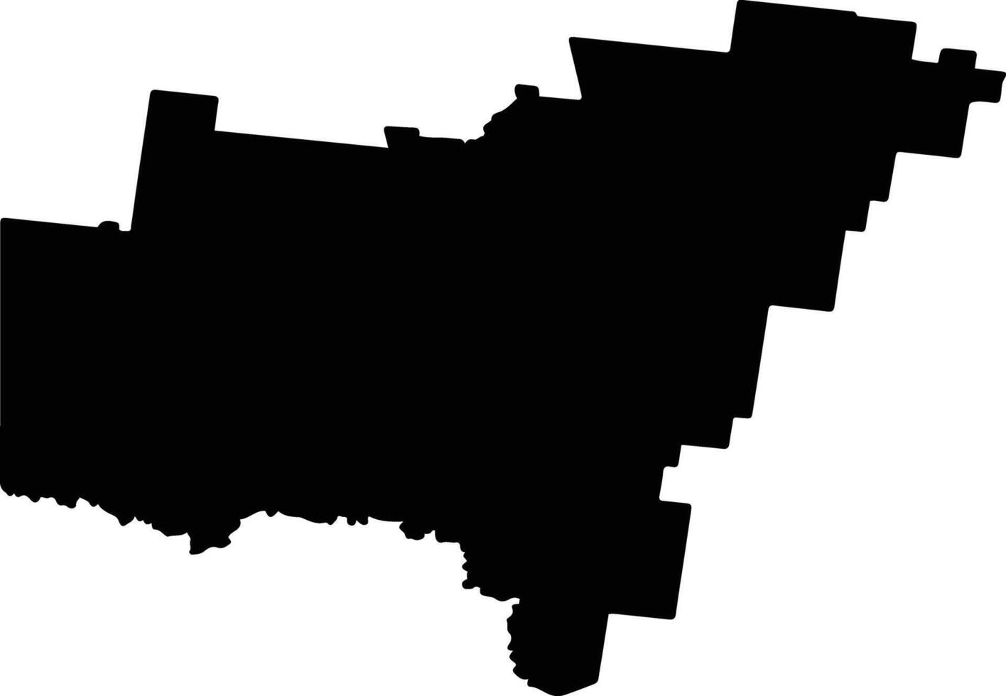 Wentworth Australia silhouette map vector