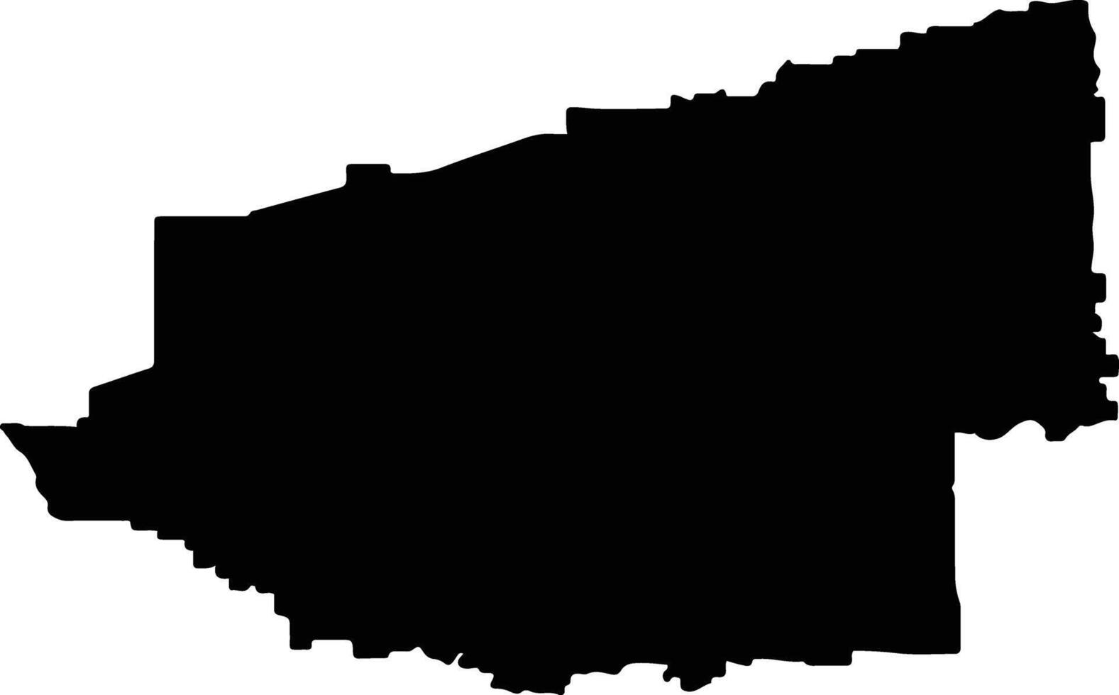 West Arthur Australia silhouette map vector