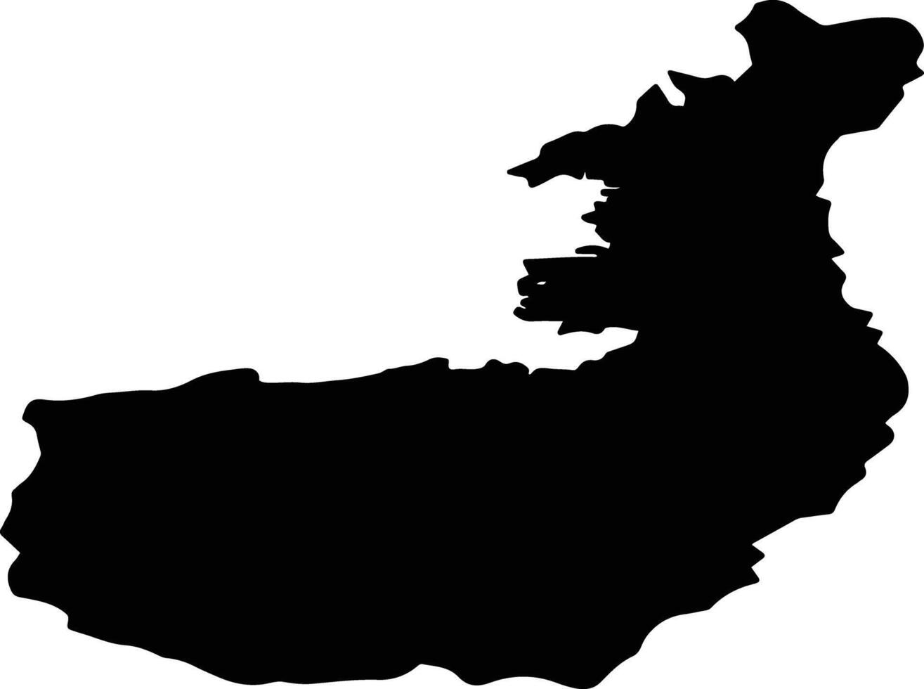 WESTPORT LEA 4 Ireland silhouette map vector