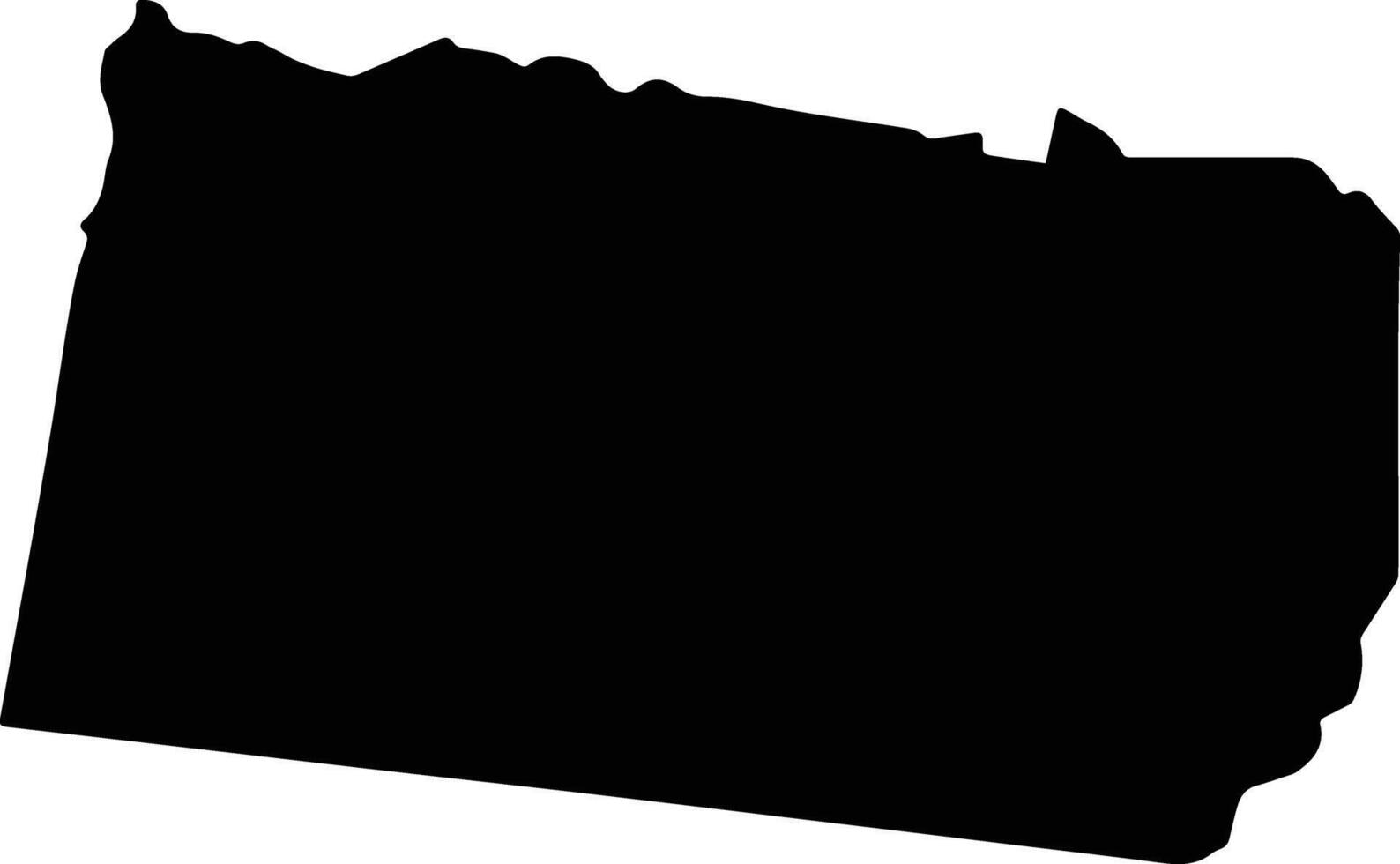 Whitehorse Australia silhouette map vector