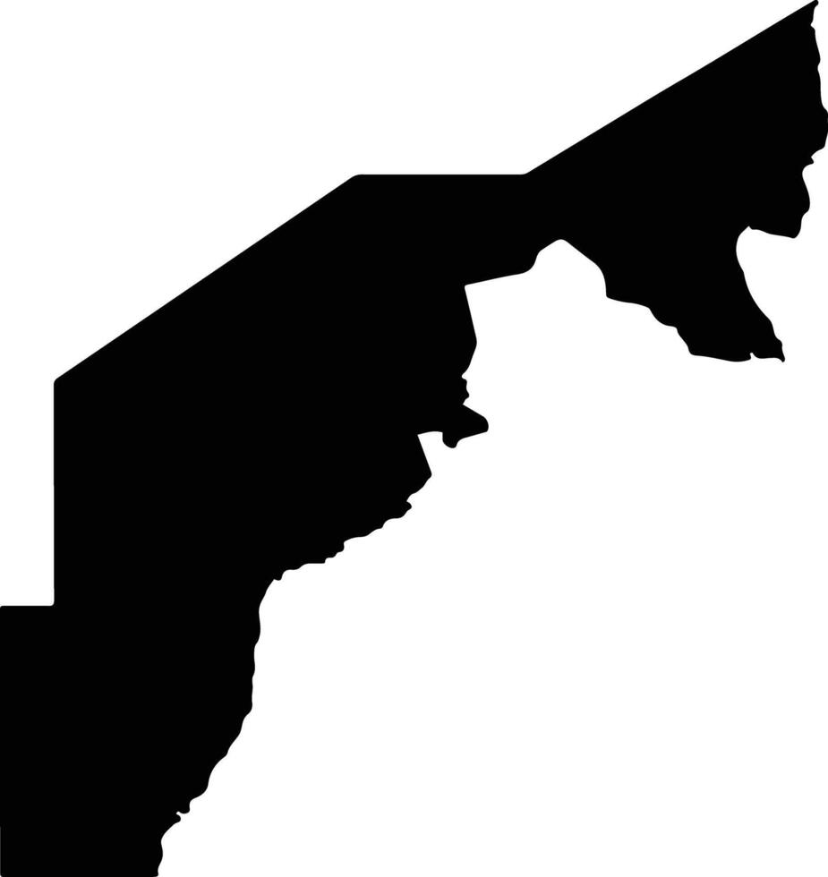Whyalla Australia silhouette map vector