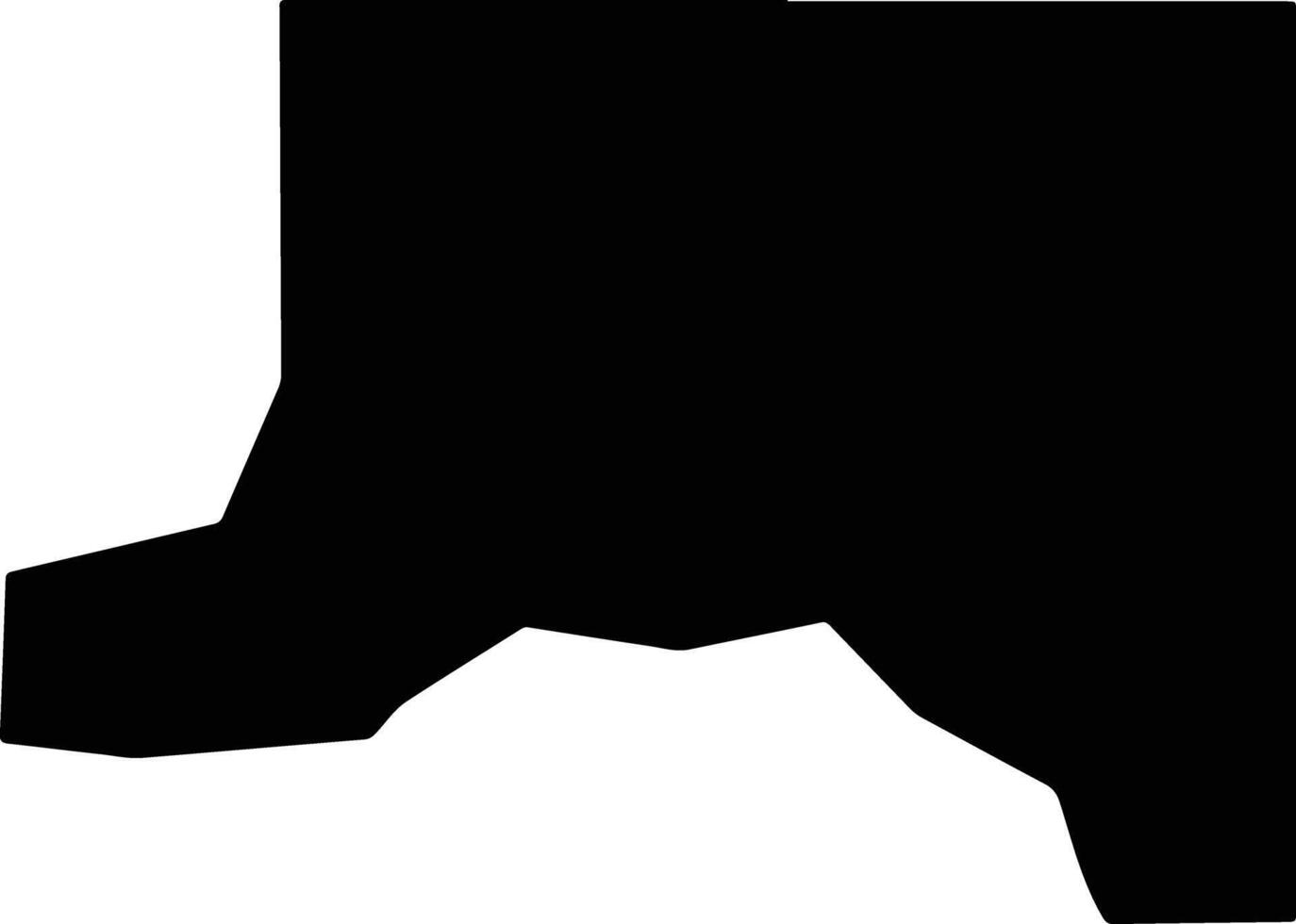 Whitman United States silhouette map vector