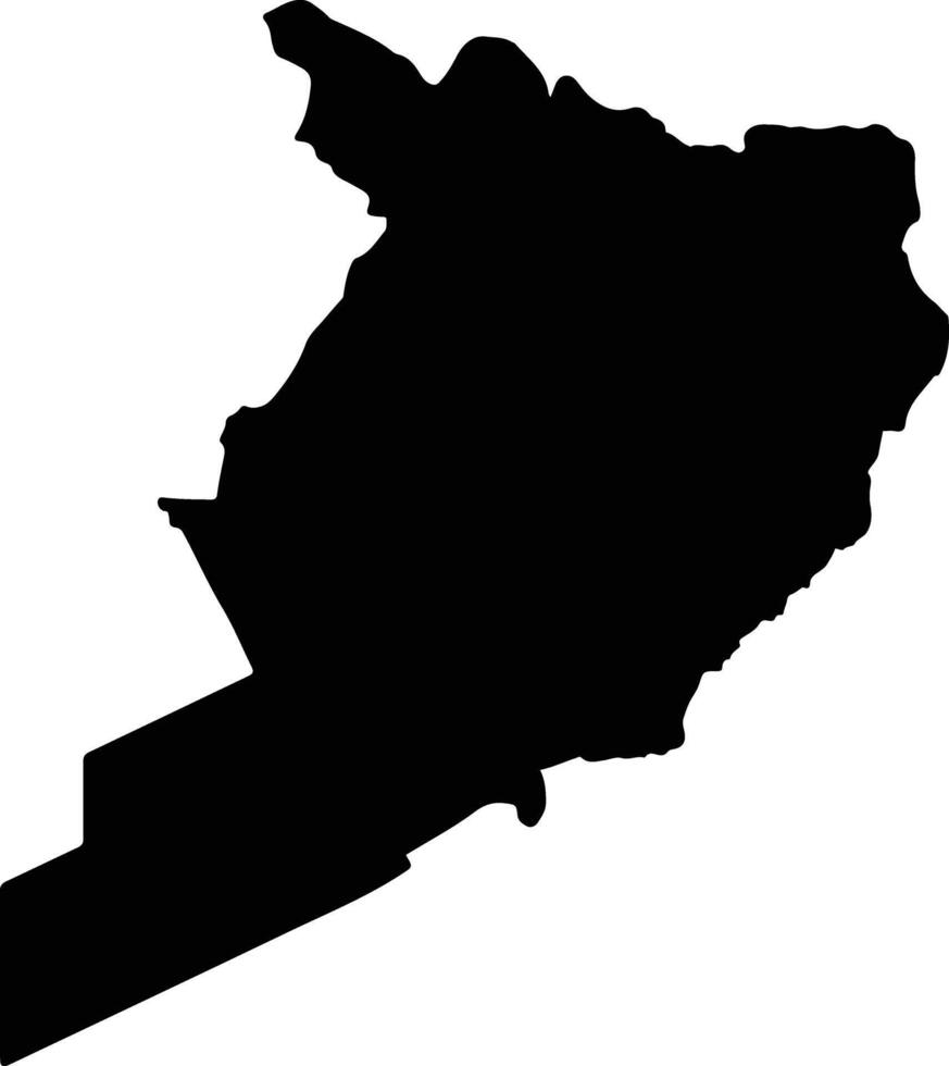Wihan Daeng Thailand silhouette map vector
