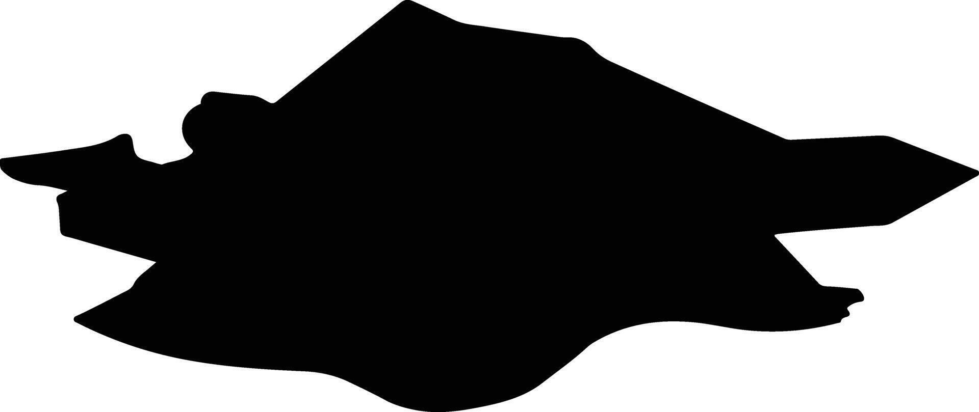Wijk bij Duurstede Netherlands silhouette map vector