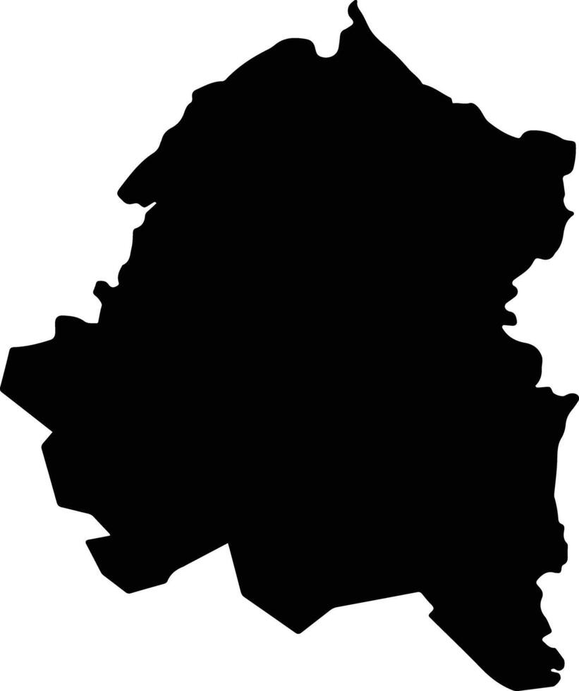 WILAYAT AL AMRAT Oman silhouette map vector