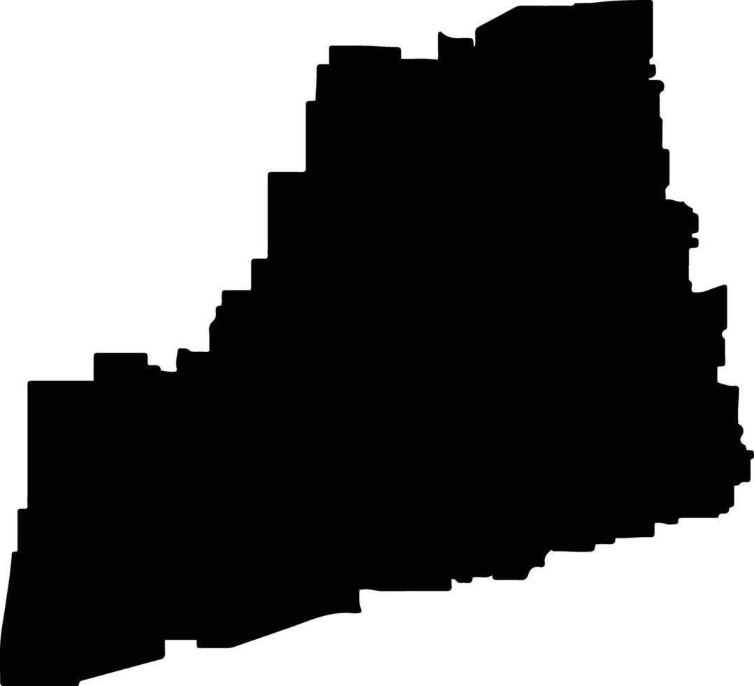 Williams Australia silhouette map vector