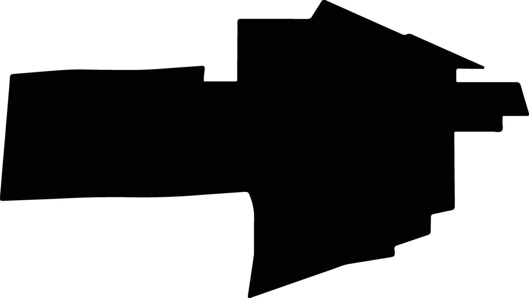 Winnipeg Canada silhouette map vector