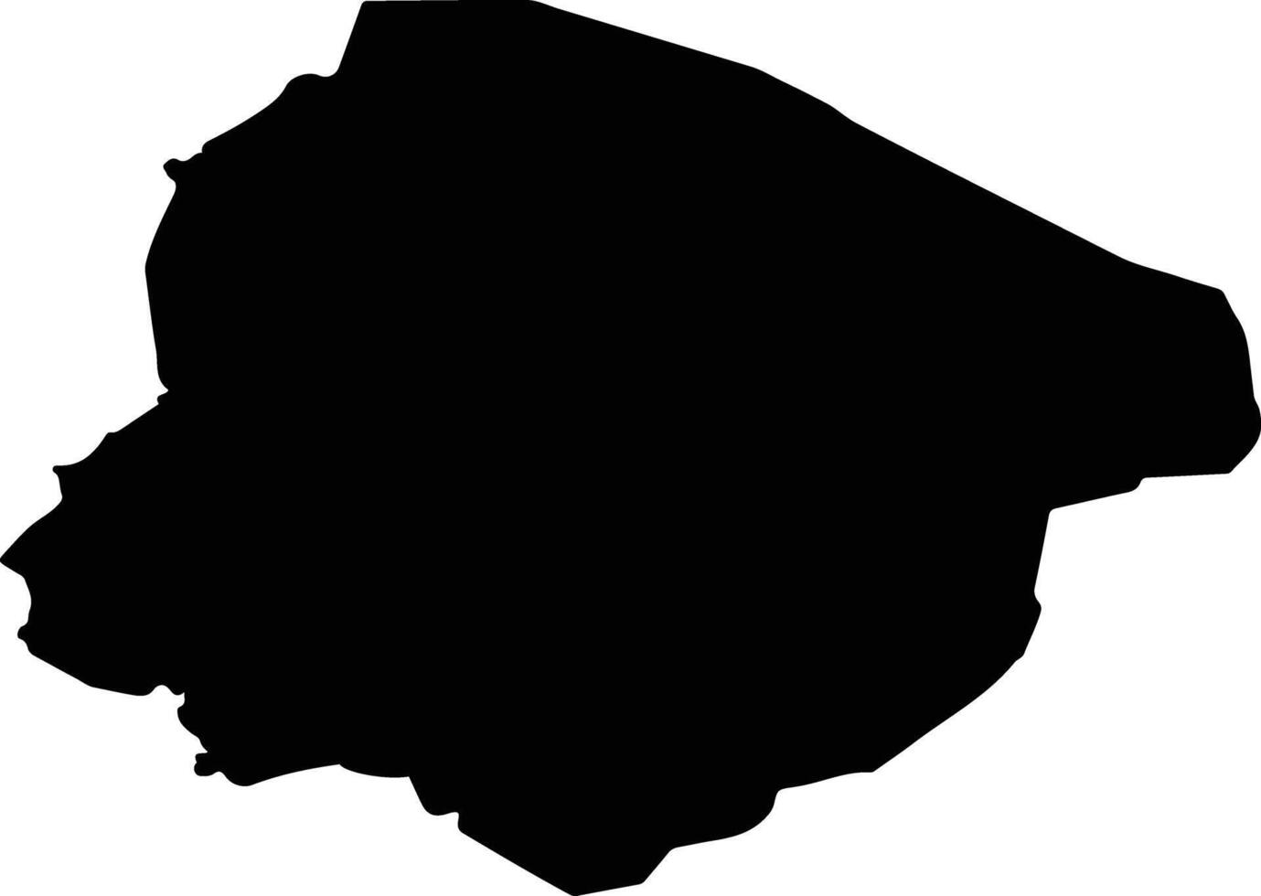 Winterswijk Netherlands silhouette map vector