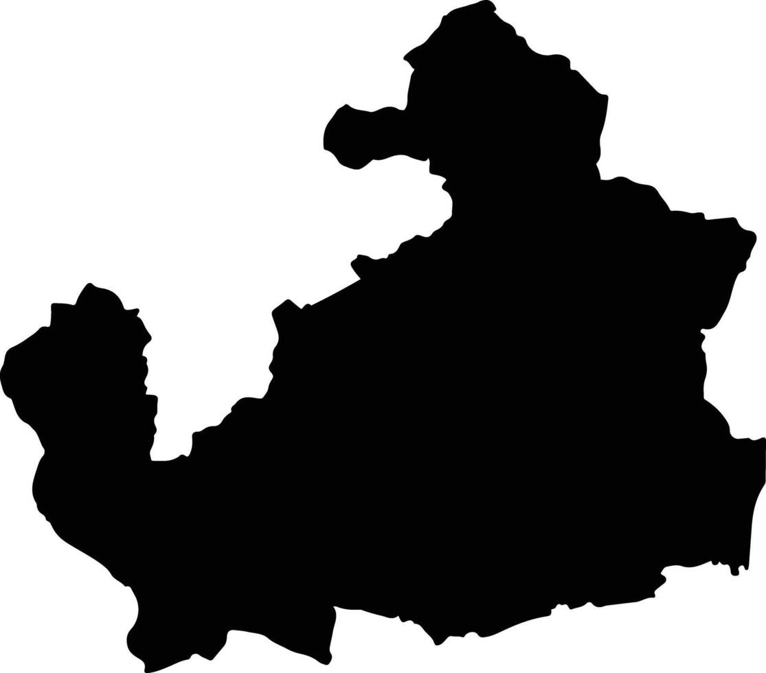 Wiset Chai Chan Thailand silhouette map vector