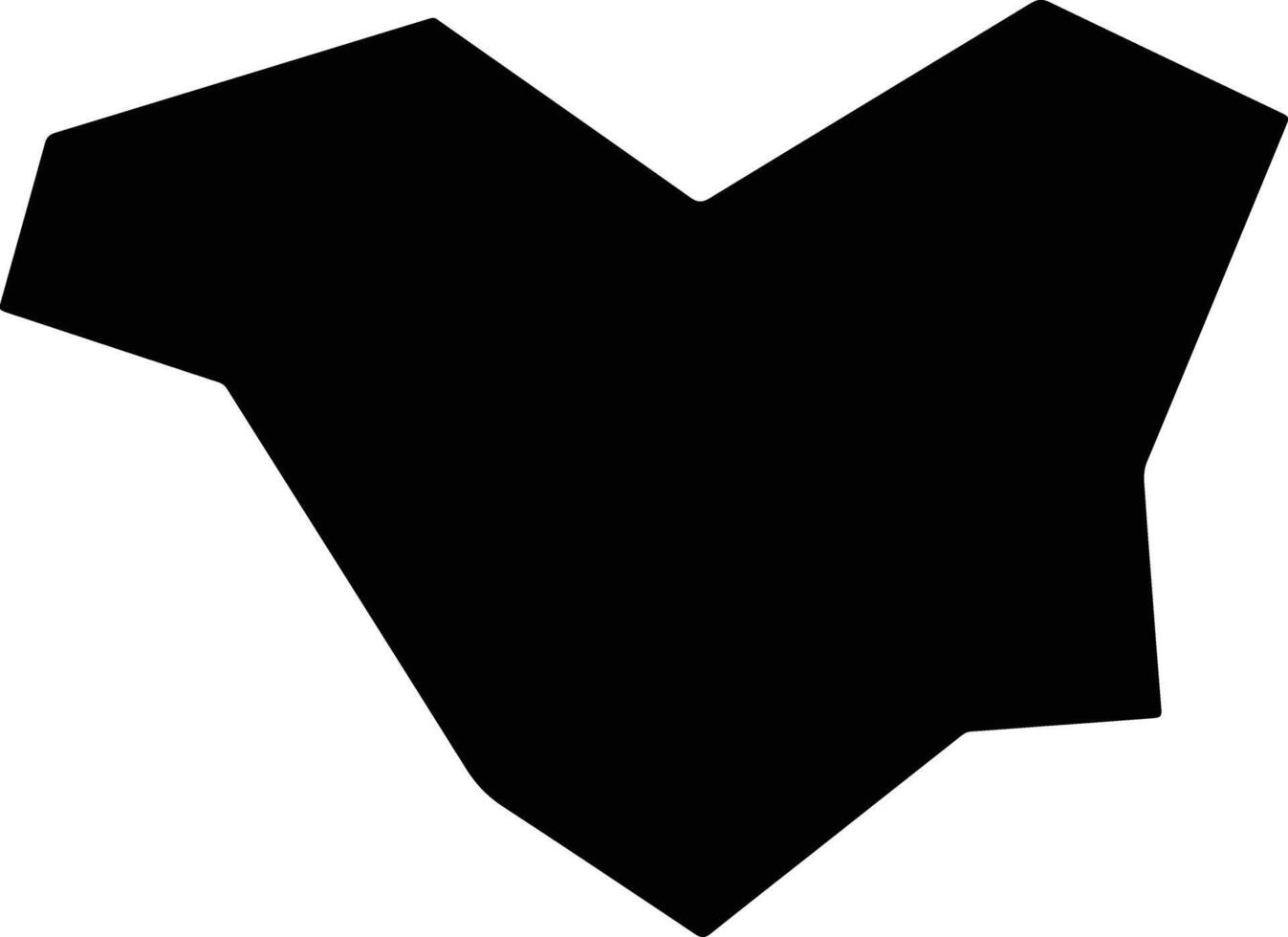 Wongyuanxian China silhouette map vector