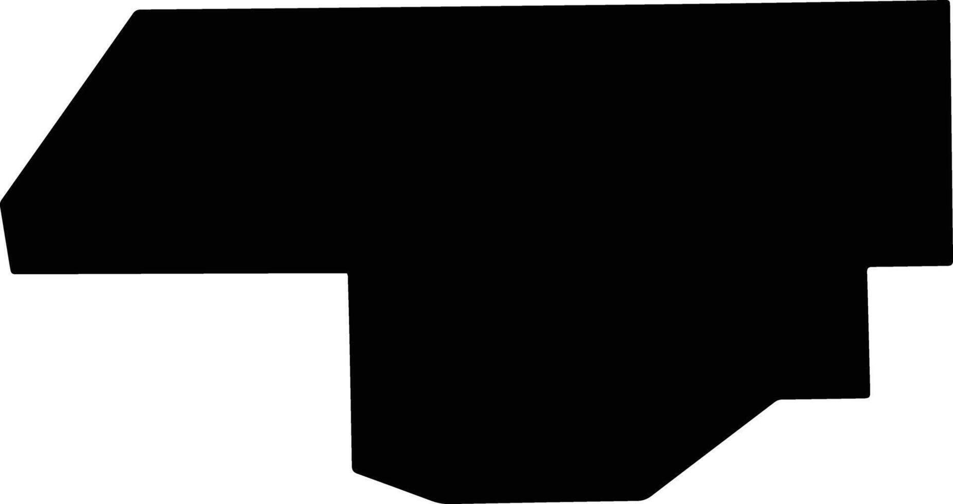 Woodford United States silhouette map vector