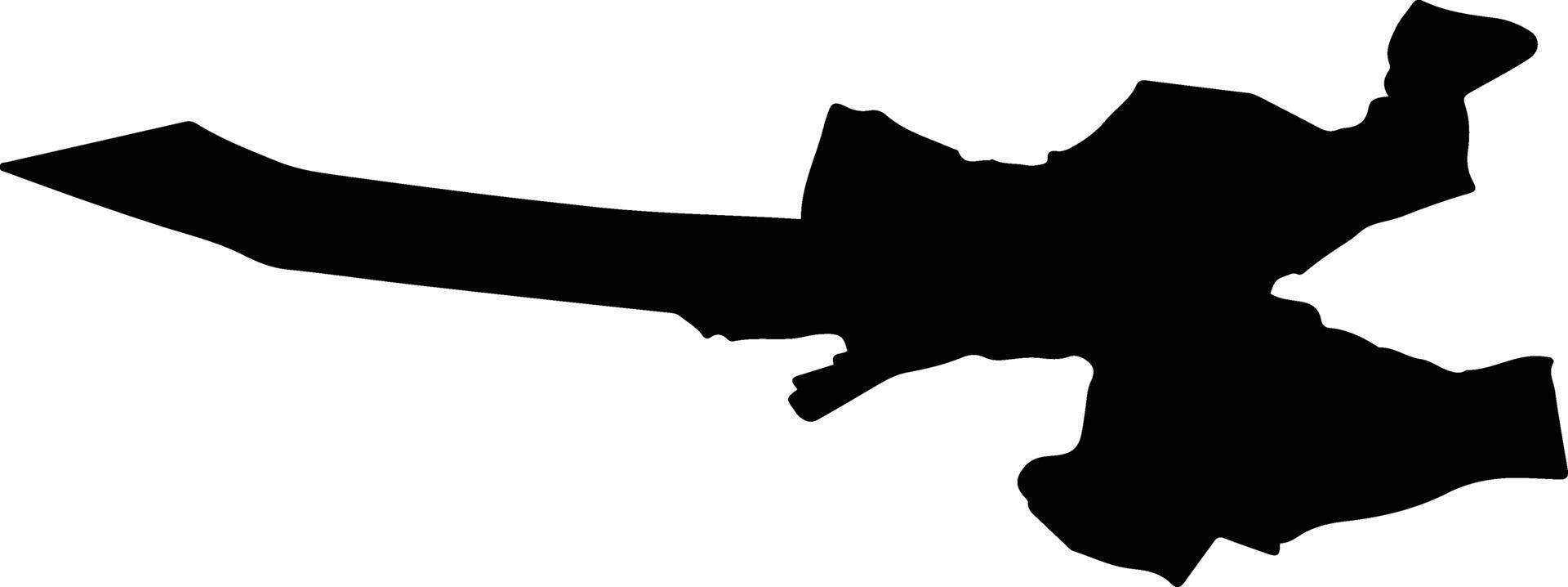 Woudenberg Netherlands silhouette map vector