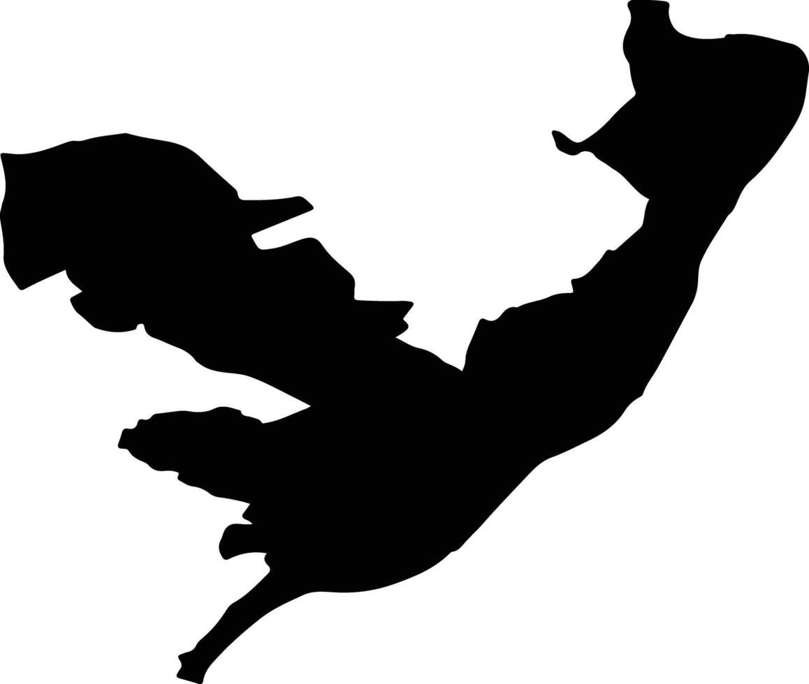 Wormeldange Luxembourg silhouette map vector