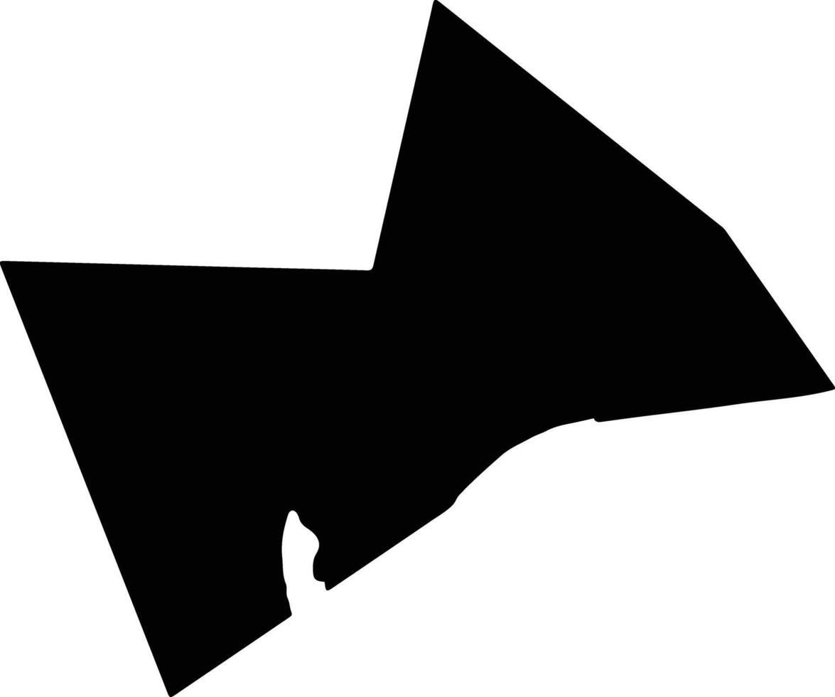 Wuchuanshi China silhouette map vector