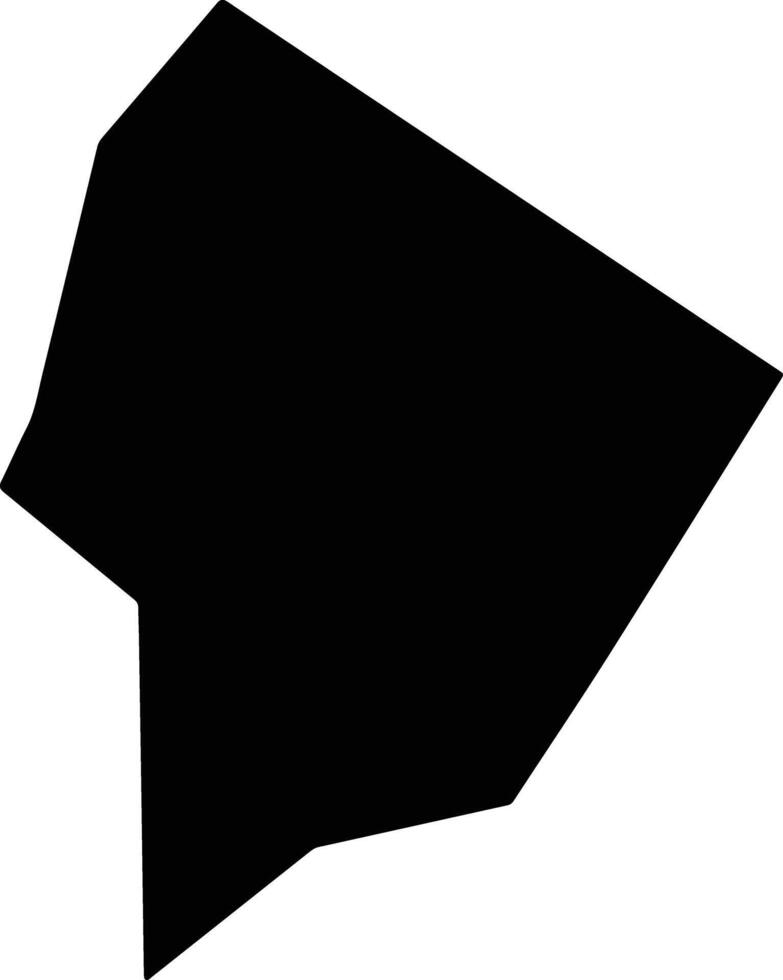 Wuhuaxian China silhouette map vector