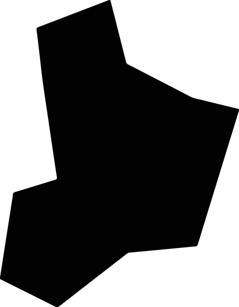 Wuxuanxian China silhouette map vector