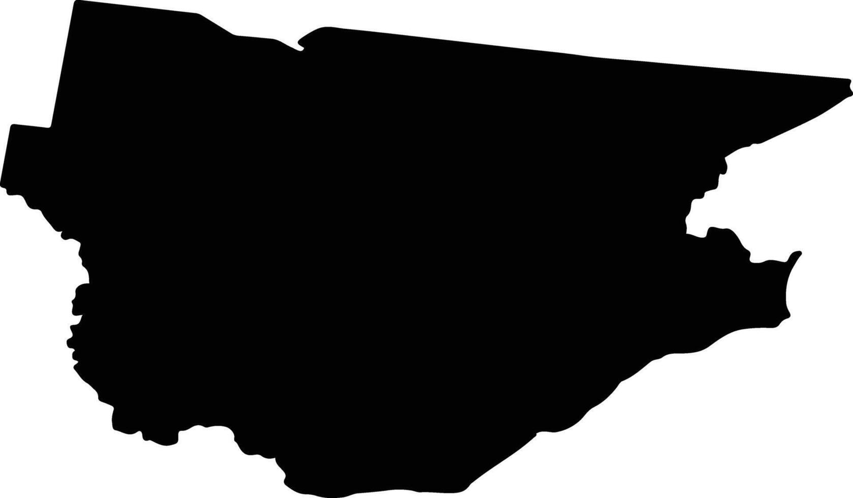 Wyndham Australia silhouette map vector
