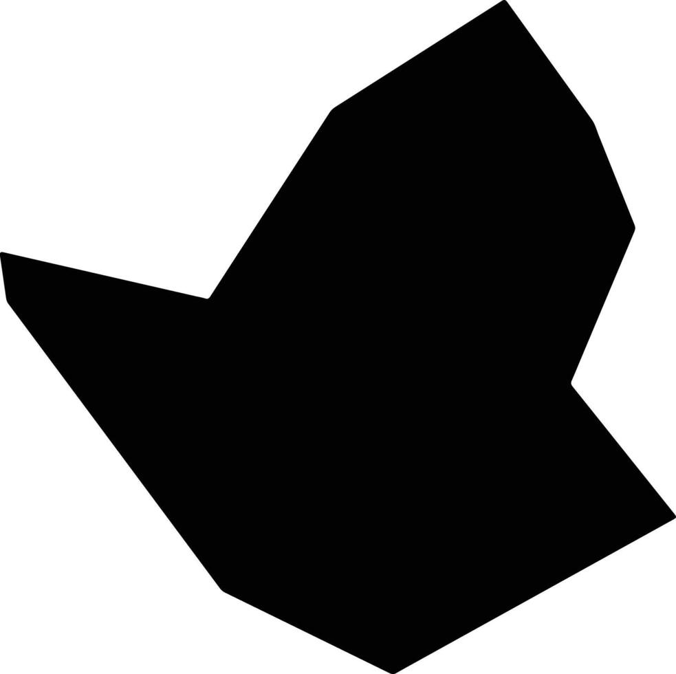 Xangyunxian China silhouette map vector