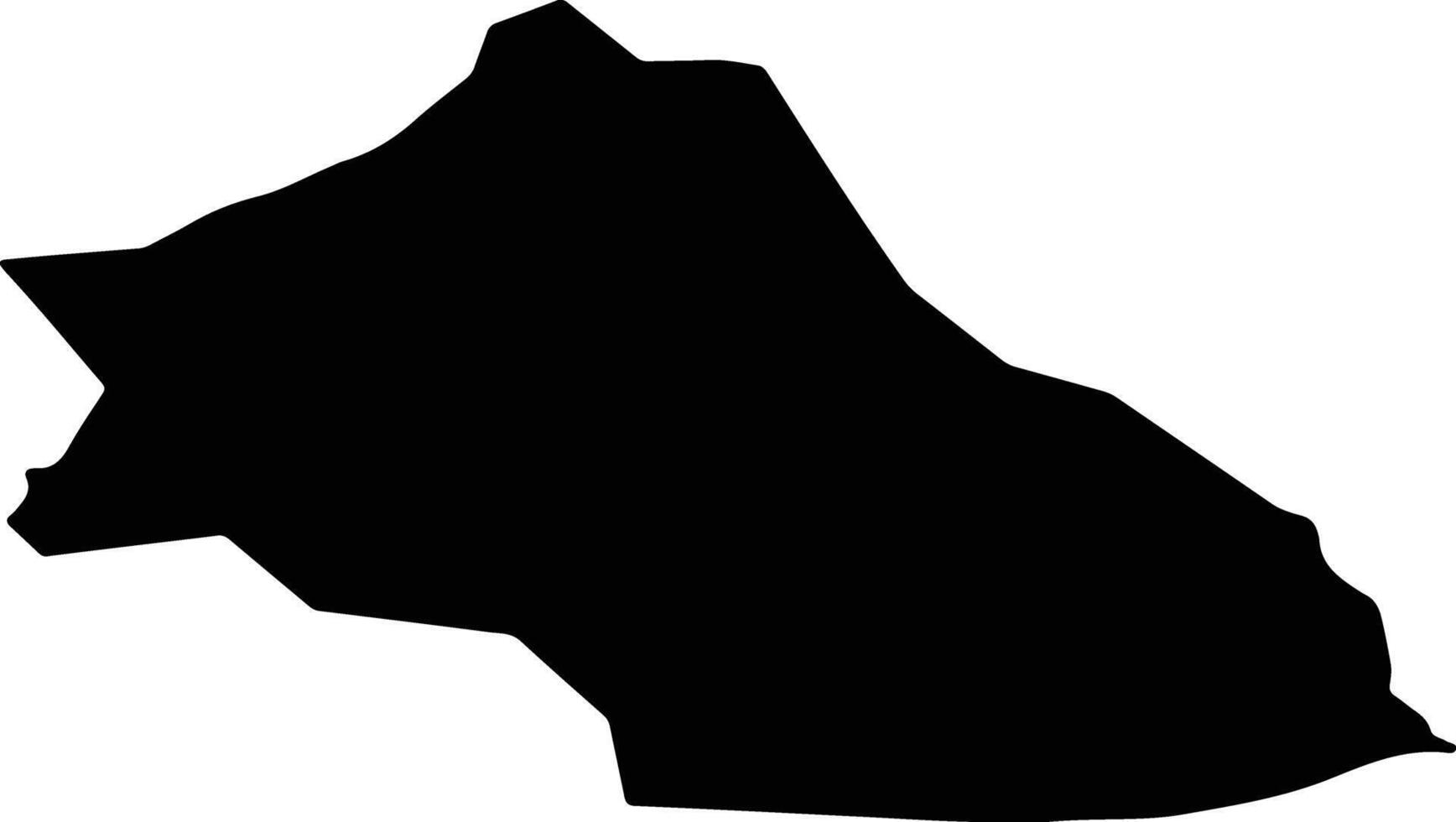 Xashaat Mongolia silhouette map vector