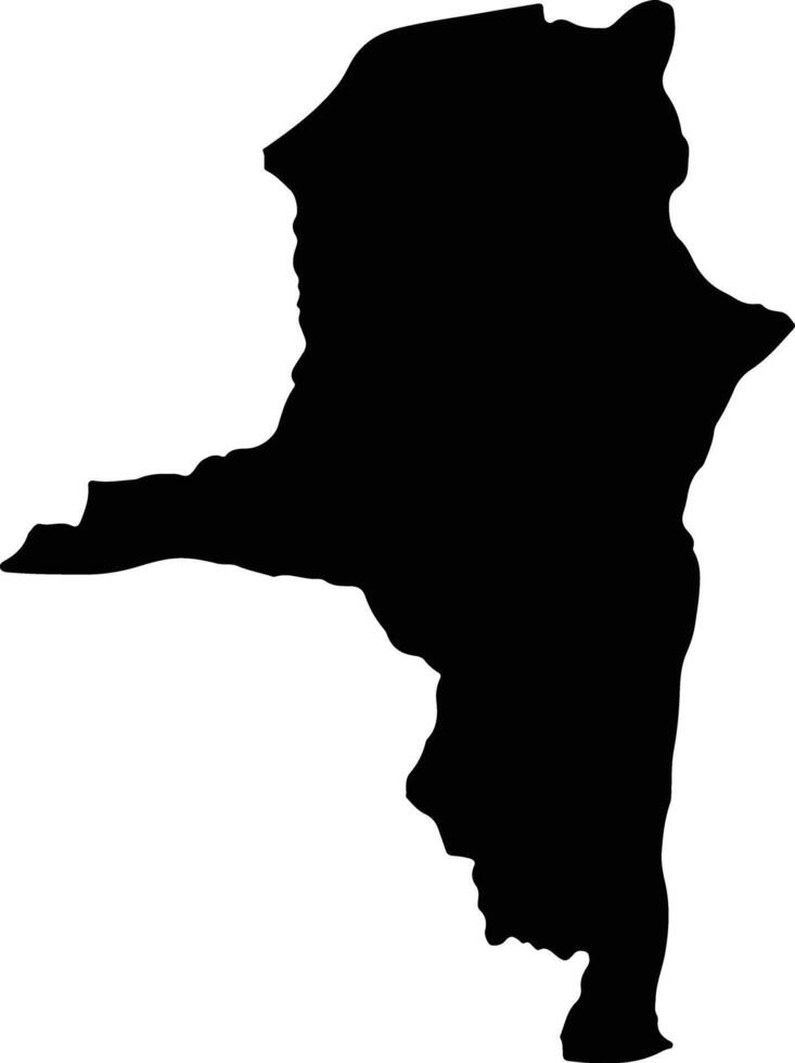 Xayabury Laos silhouette map vector