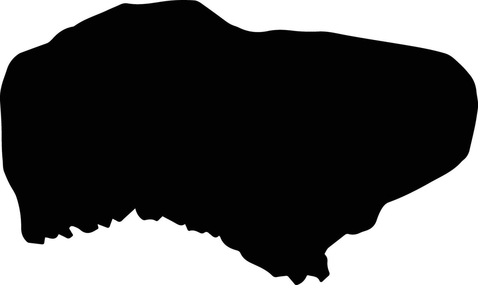 Xaybuathong Laos silhouette map vector