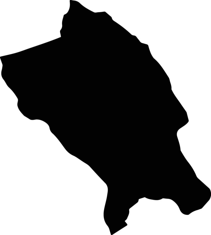 Xayphoothong Laos silhouette map vector