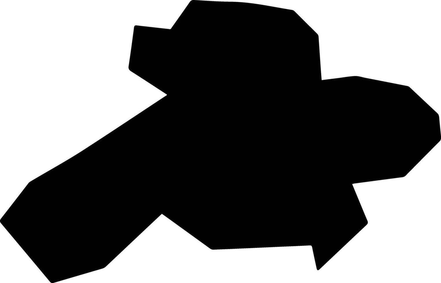 Xiahexian China silhouette map vector