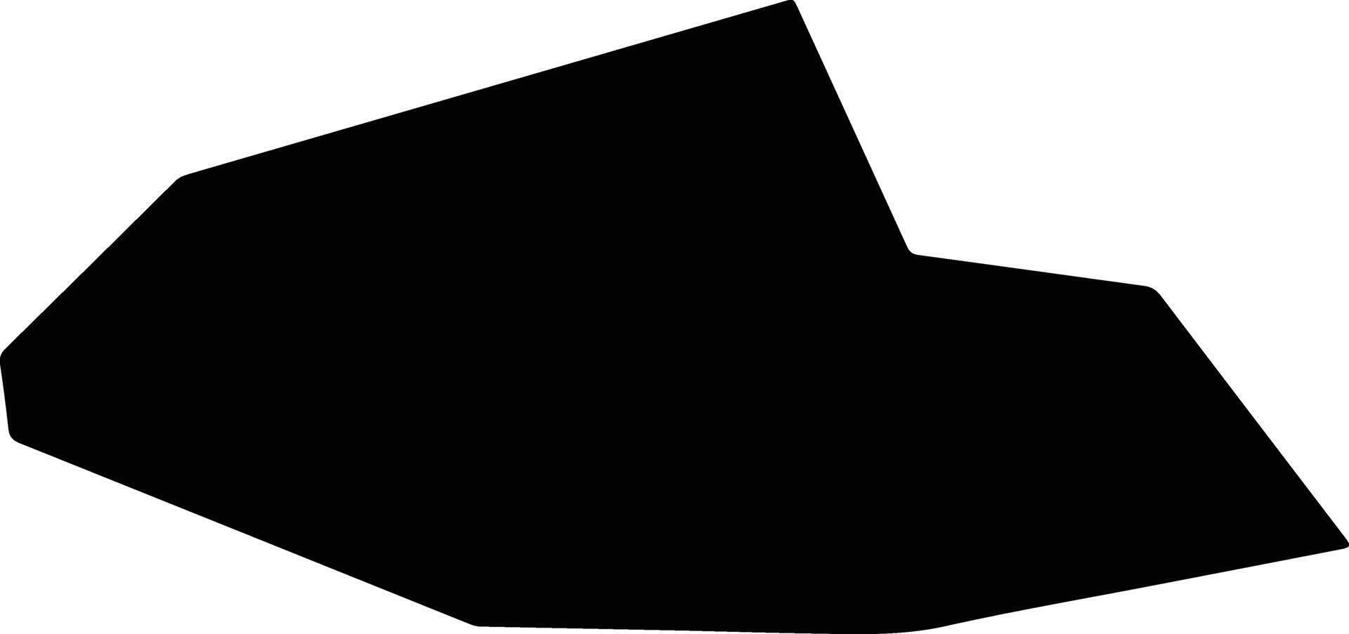 Xiajiangxian China silhouette map vector