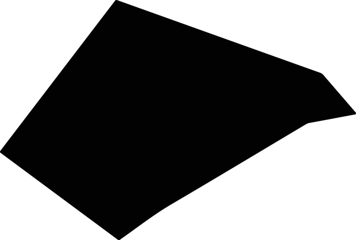 Xiangfenxian China silhouette map vector
