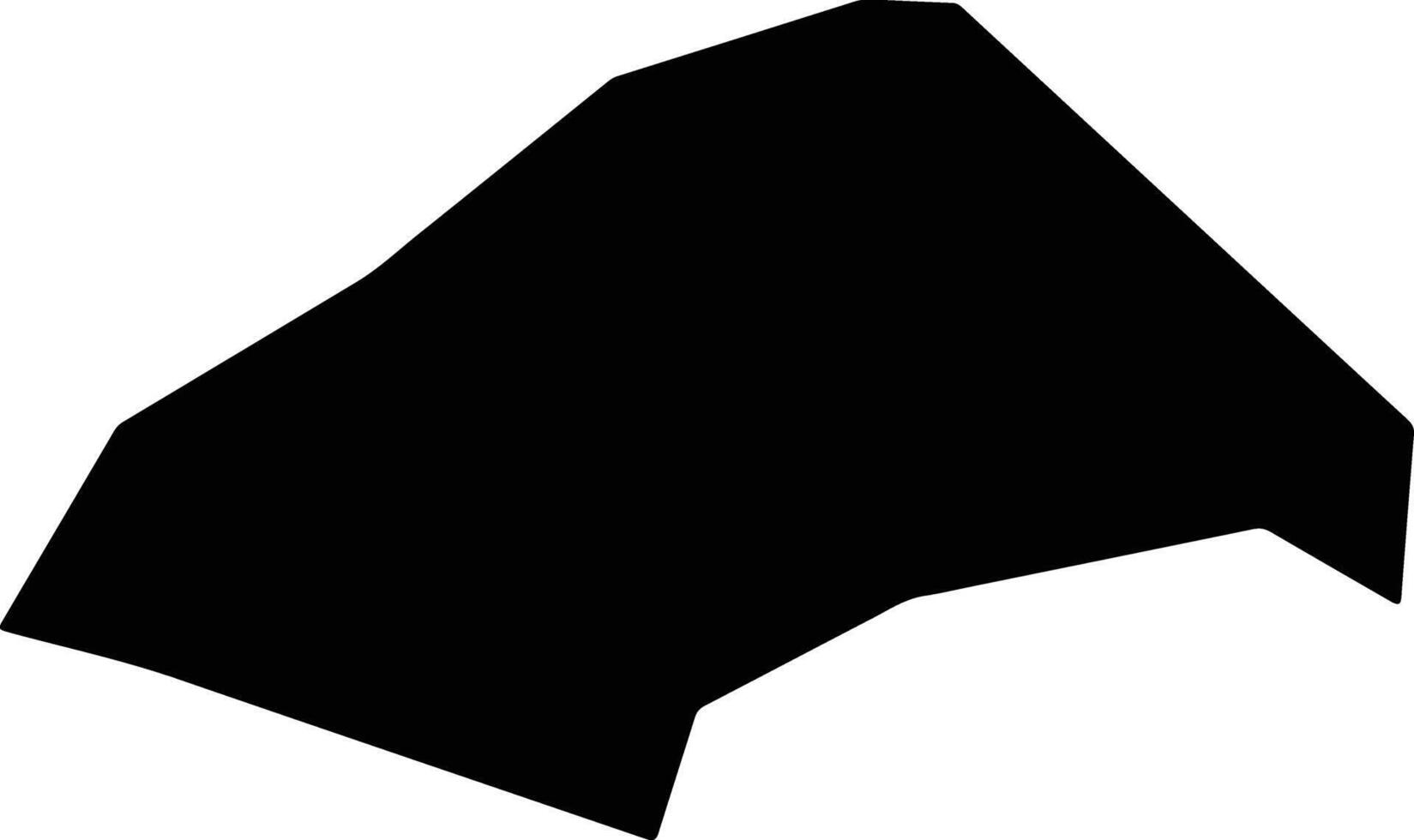 Xianghuangqi China silhouette map vector